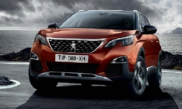 Peugeot 3008 1.6L THP 2017 Angled Front