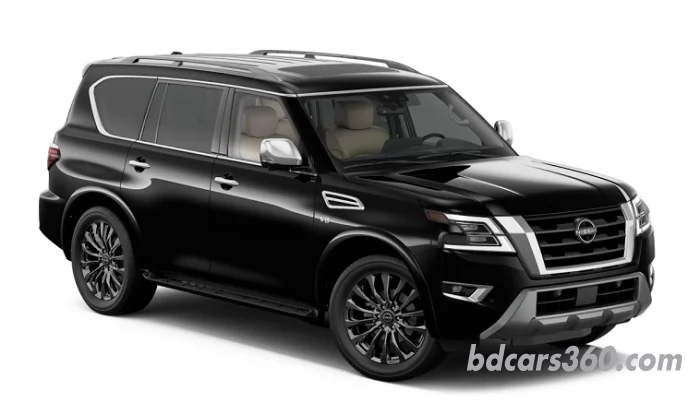 Nissan Armada Platinum 2024 Front right view