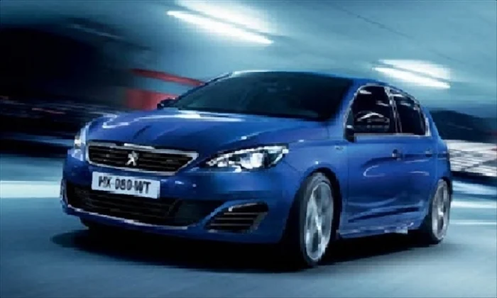 Peugeot 308 GT 1.6 L 2014 Angled Front