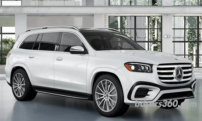 Mercedes-Benz GLS 580 4MATIC 2024 left angled front view