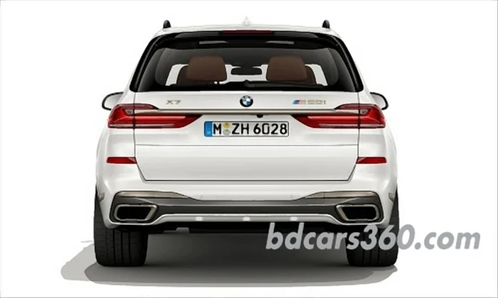 BMW x7 2022 Rear View 