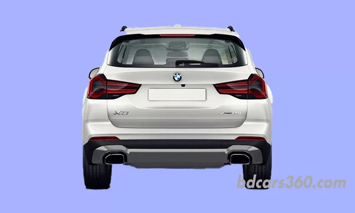 BMW X3 2018 Rear View 