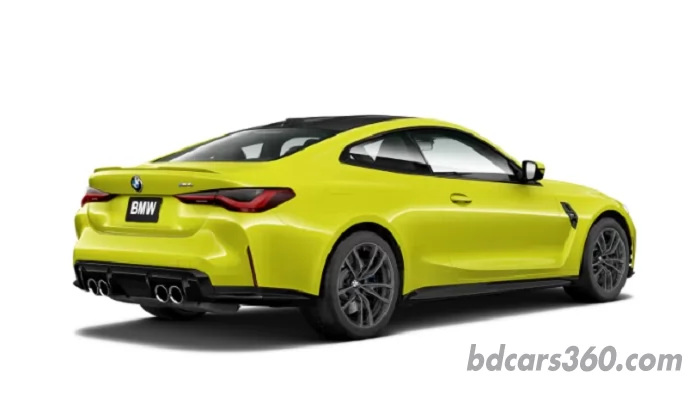 BMW M4 rear left view
