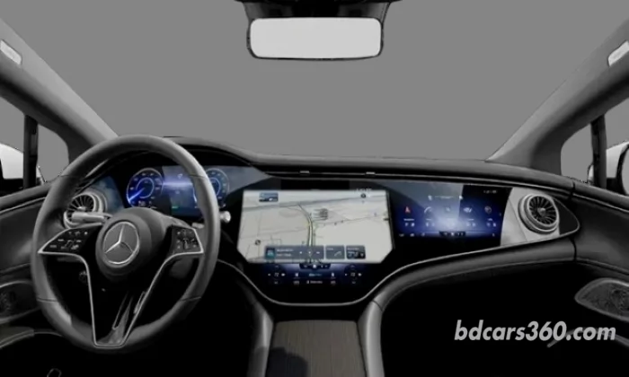 Mercedes-Benz EQS 450 4MATIC 2025 Front Interior View 