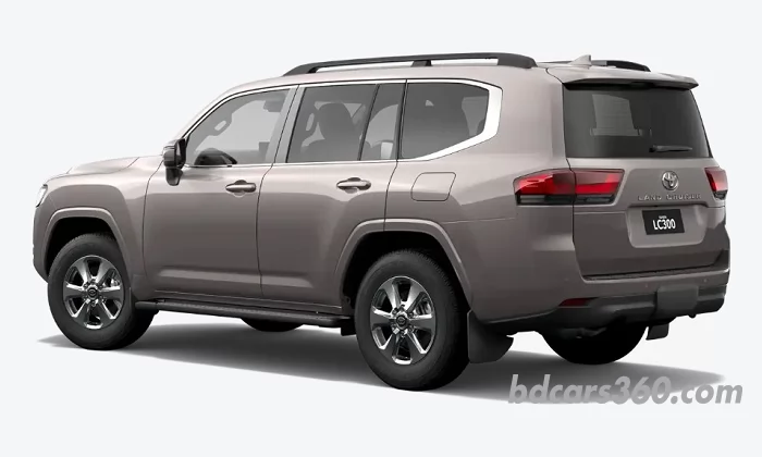 Rear left view.