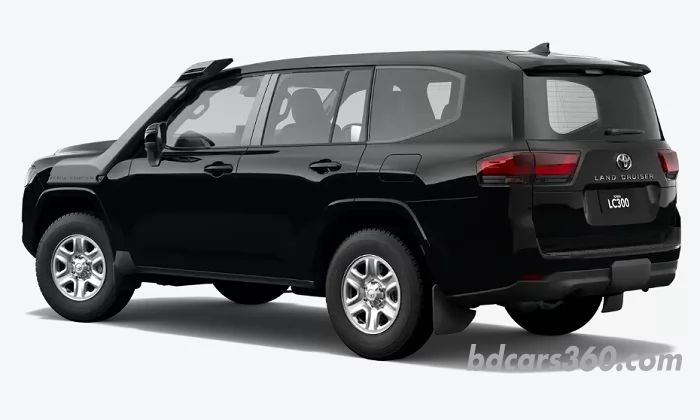 Rear left view.