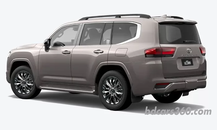 Rear left view.